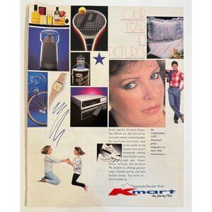 Vintage 1986 Kmart Stores Our Year in Pictures Jaclyn Smith Print Ad